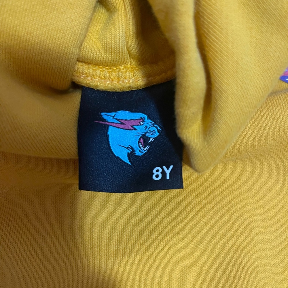 Boys size 8 Youth Mr Beast Hoodie
